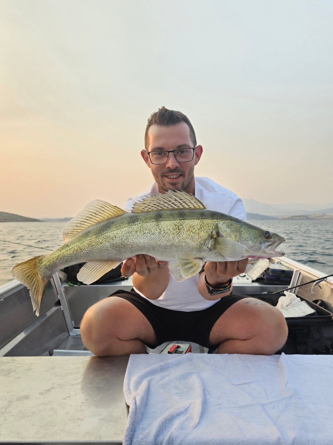 Zander angeln Orellana Stausee