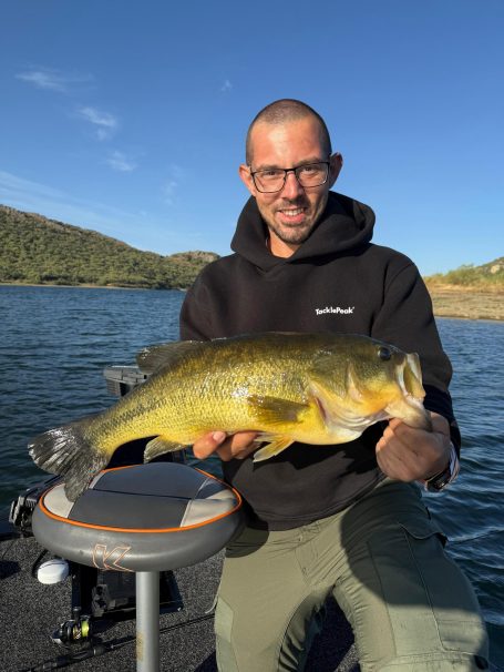 Schwarzbarsch angeln Spanien