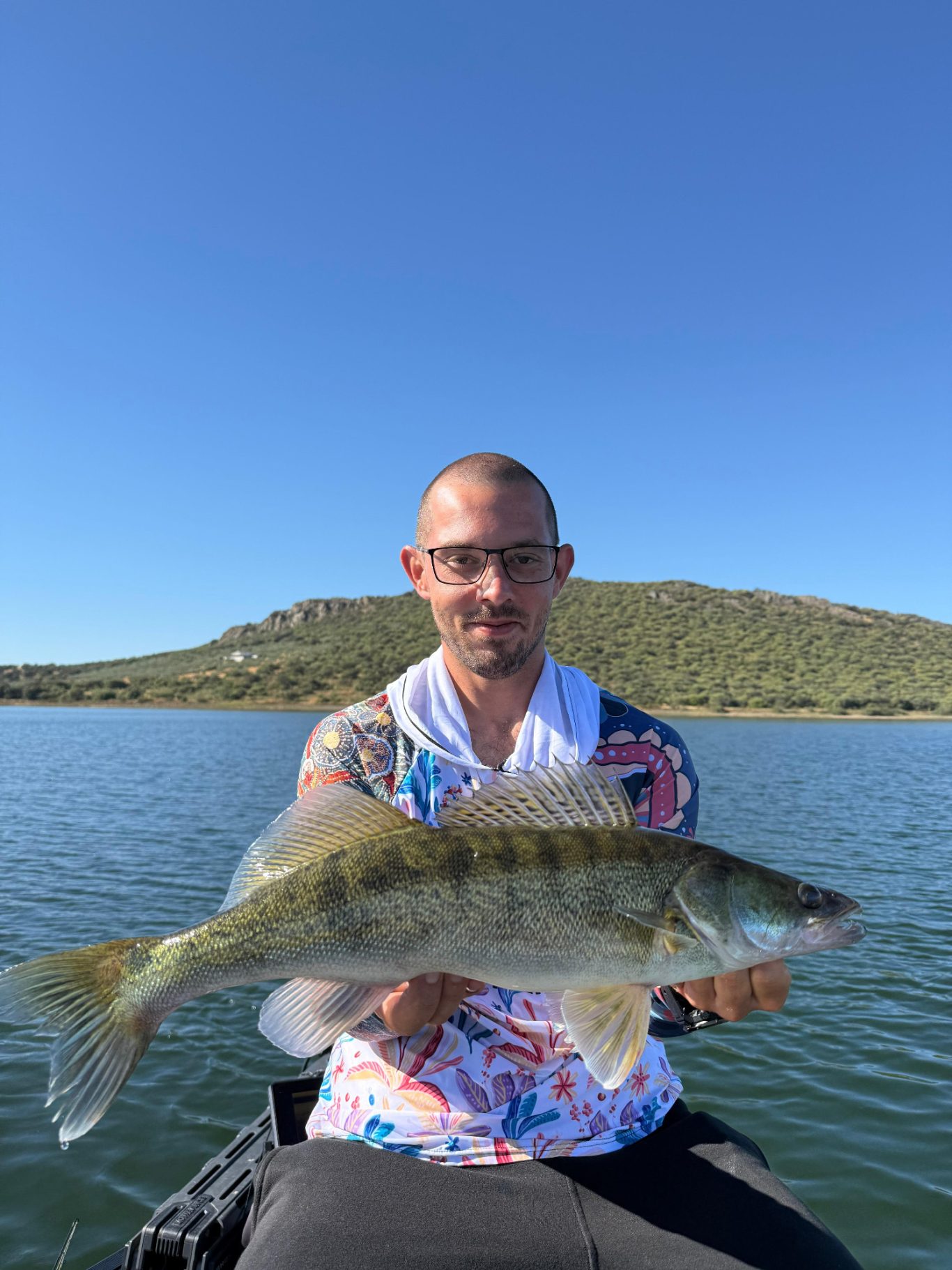 Zander angeln Orellana Stausee