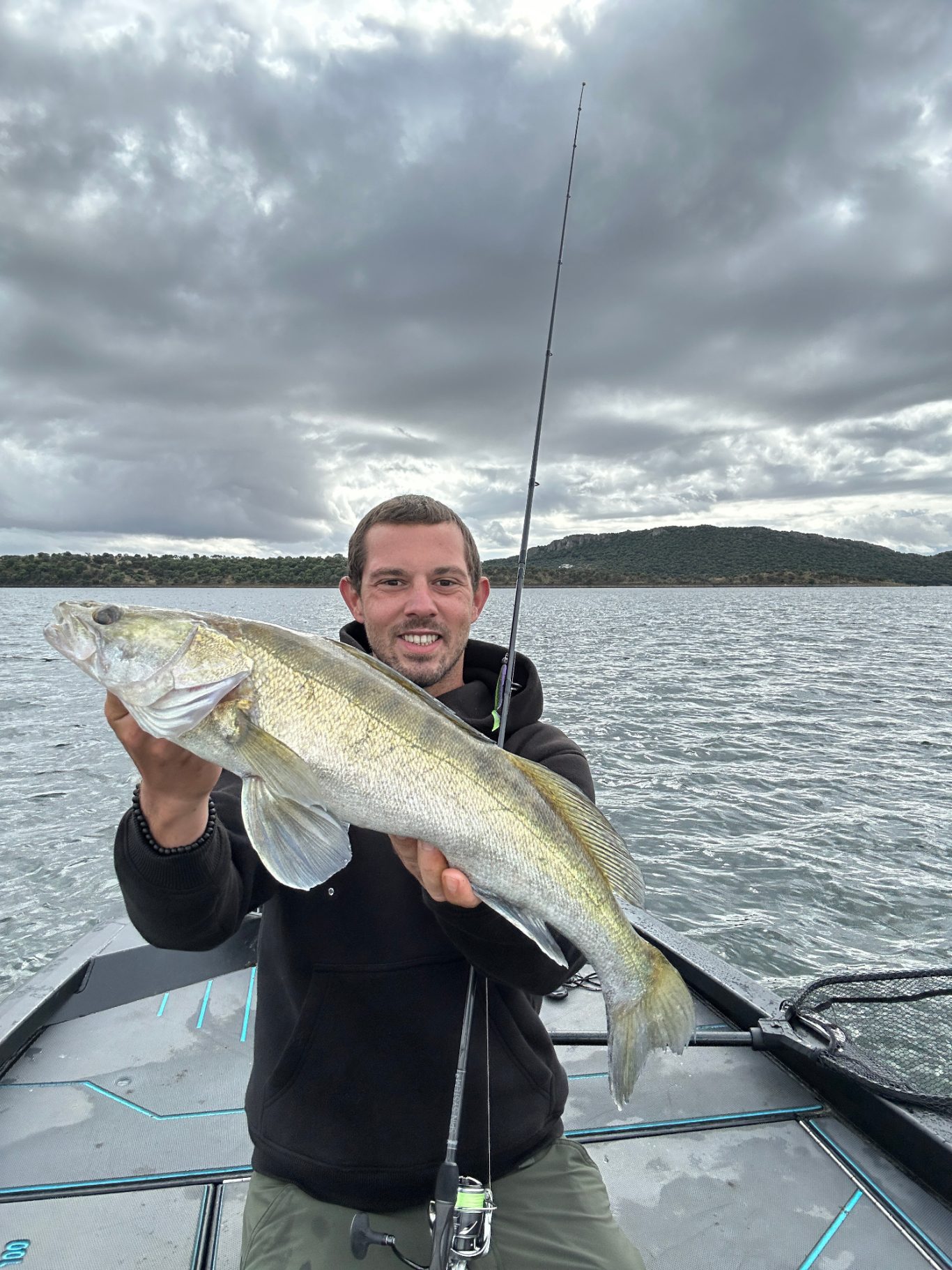 Zander angeln Orellana Stausee